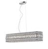 Modern Pendant Light with Crystal Accents