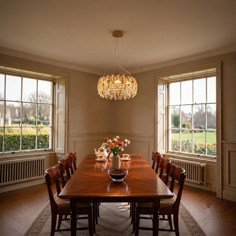 How to Choose a Chandelier by Room, Ceiling Height and Drop