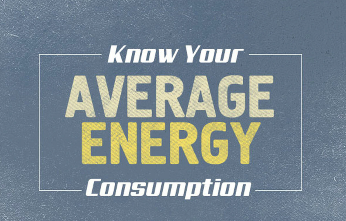 Know Your Average Energy Consumption