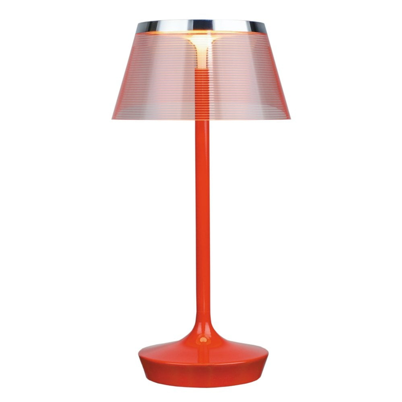 buffet lamp with red shade