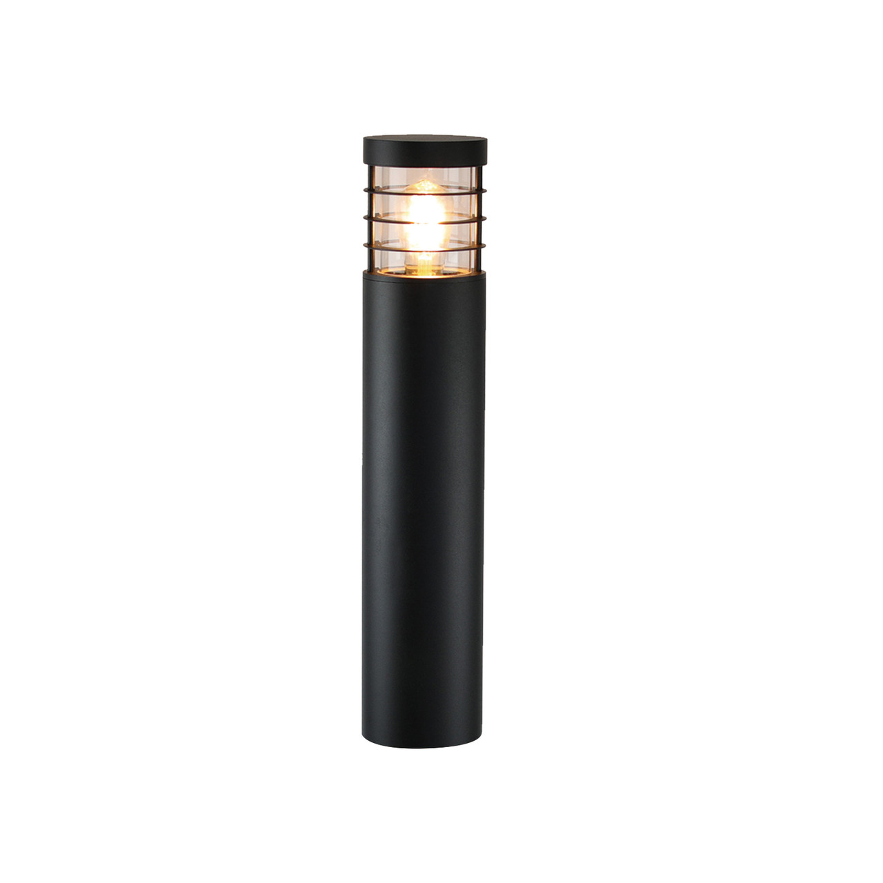 Black bollard shop garden lights