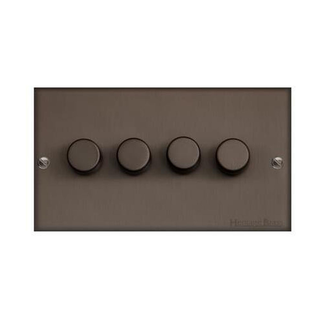 forord kæmpe Svaghed Bauhaus Range 4 Gang LED Dimmer in Matt Bronze - Trimless - Arrow Electrical