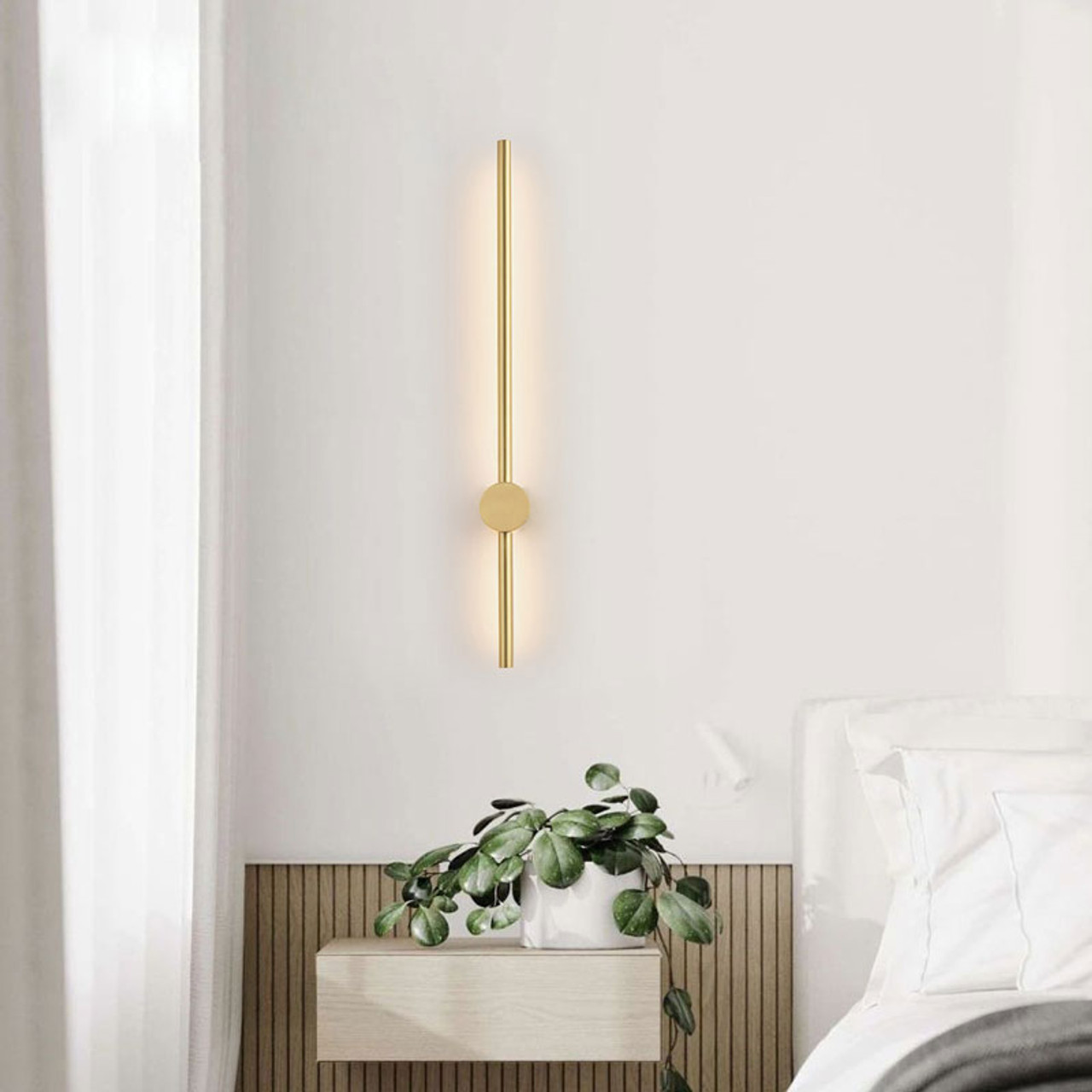 Modern Minimalistic Linear Light Bathroom Living Room Lighting