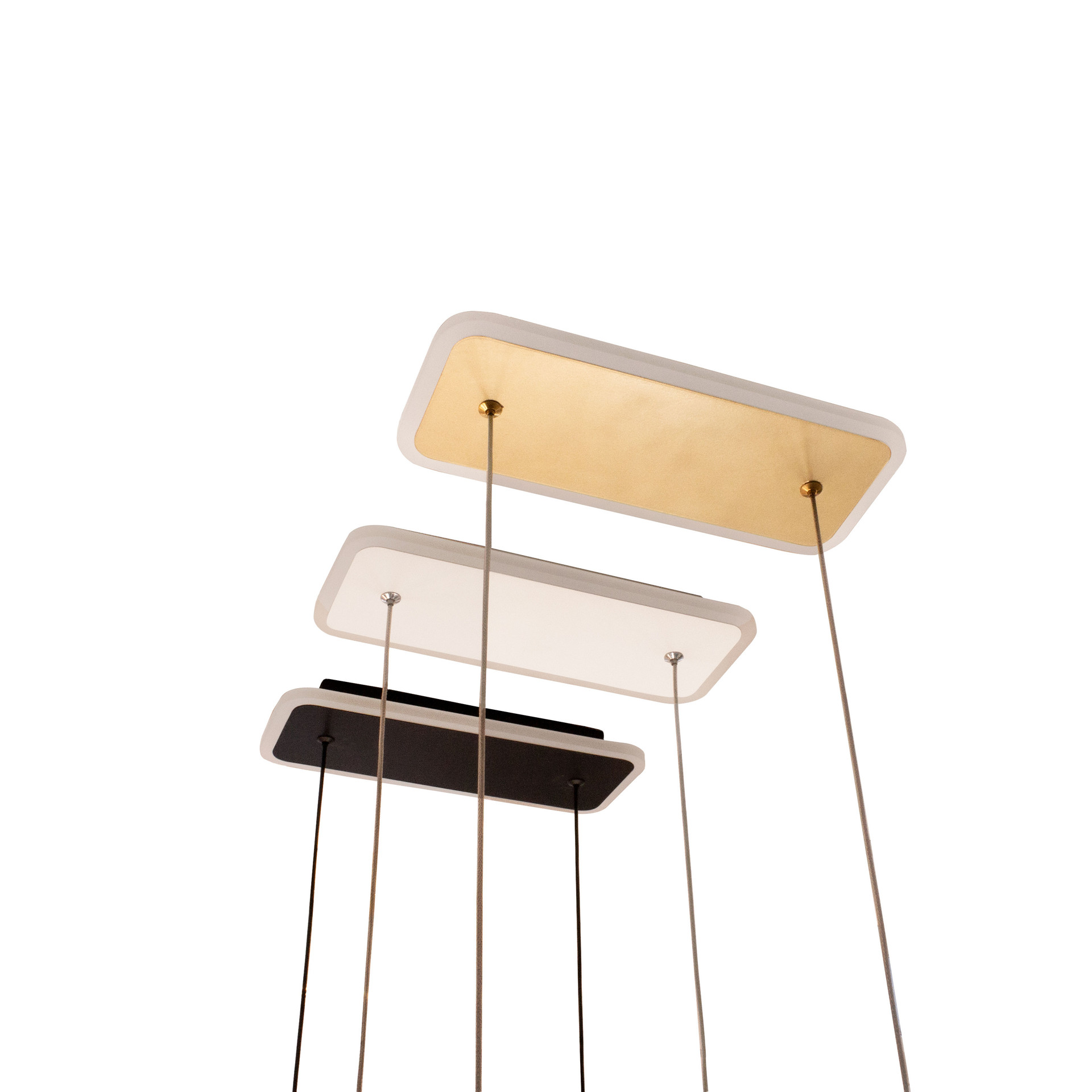 Dimmable Suspended Linear Slim Strip LED Pendant Light CCT