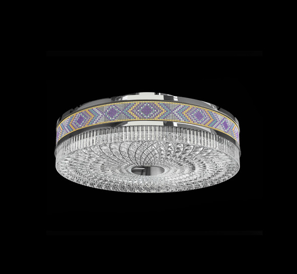 Round Flush Crystal LED Light