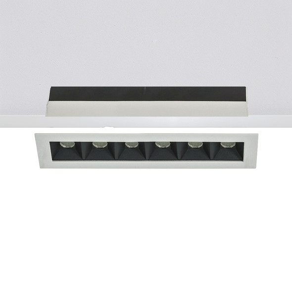12W Dimmable LED Downlight in Matt White 3000K