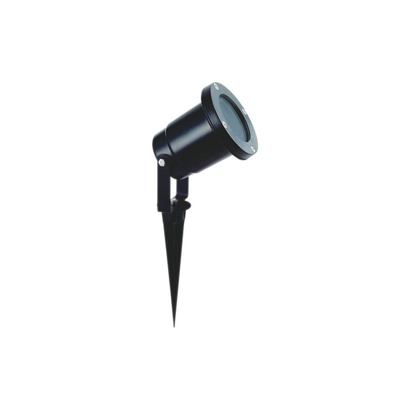 Outdoor Garden Ground Spike Light IP65 GU10 in Black