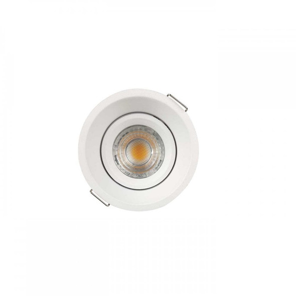 Die Cast Aluminium Tiltable LED Downlight in Matt White