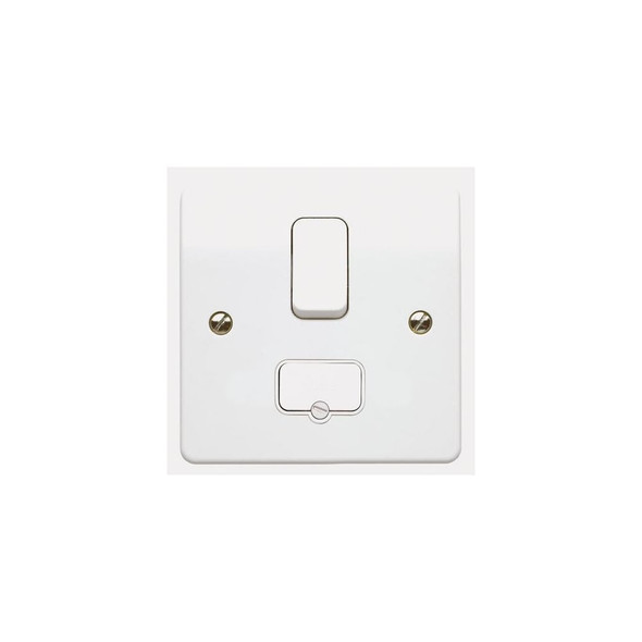 Logic Plus K1040 13 Amp Switched Fused Spur Connection Unit in White Logic Plus K1040 13 Amp Switched Fused Spur Connection Unit in White