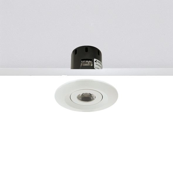 Adjustable 4W LED IP44 Mini Downlight – 3000K, Fire Rated, Dimmable