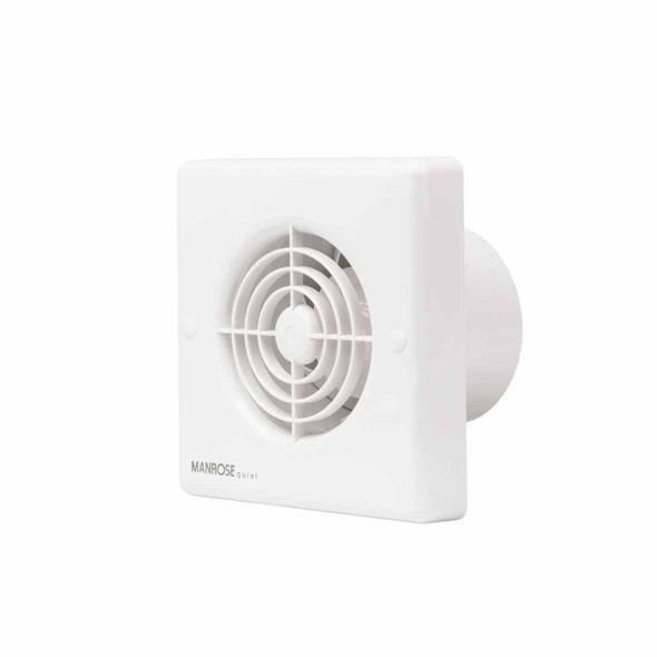 Manrose Axial Quiet Extractor Fan with Timer
