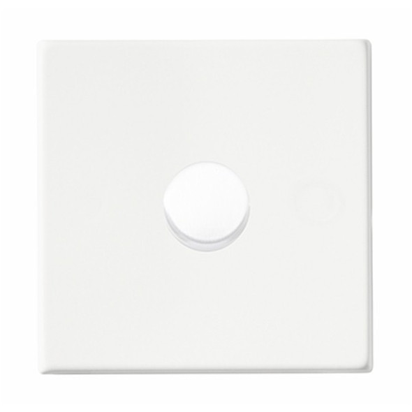 Hartland CFX Gloss White 1g 100W LED 2 Way Push On/Off Rotary Dimmer Gloss White