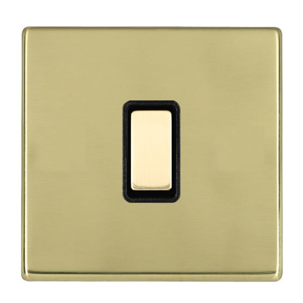 Hartland CFX Polished Brass 1x250W/210VA Resistive/Inductive Trailing Edge Touch Master Multi-Way Dimmer Polished Brass/Black