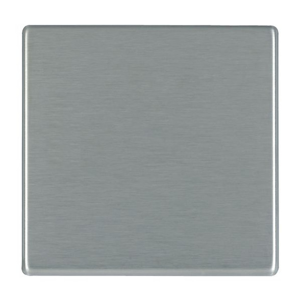 Hartland CFX Satin Steel Effect Single Blank Plate