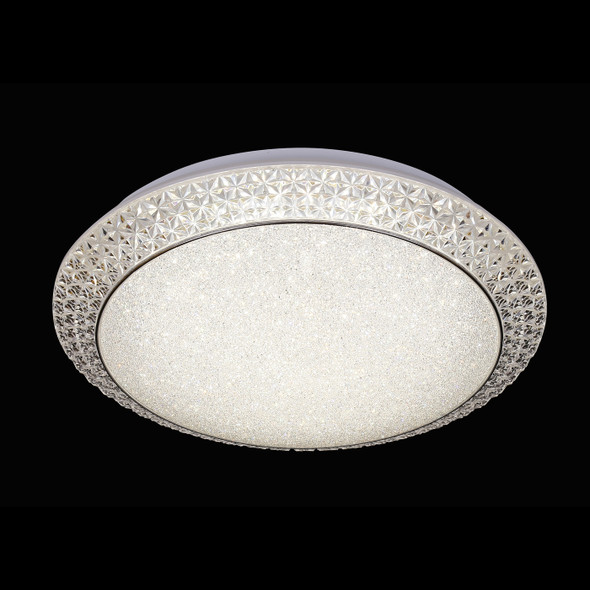 Round Acrylic Crystal Flush Light. Interior Flush Lighting.