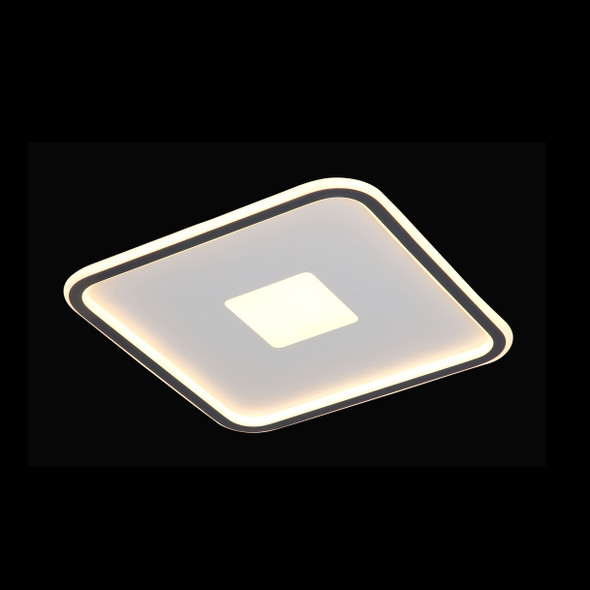 LED Square Flush Light in Graphic Finish 48W