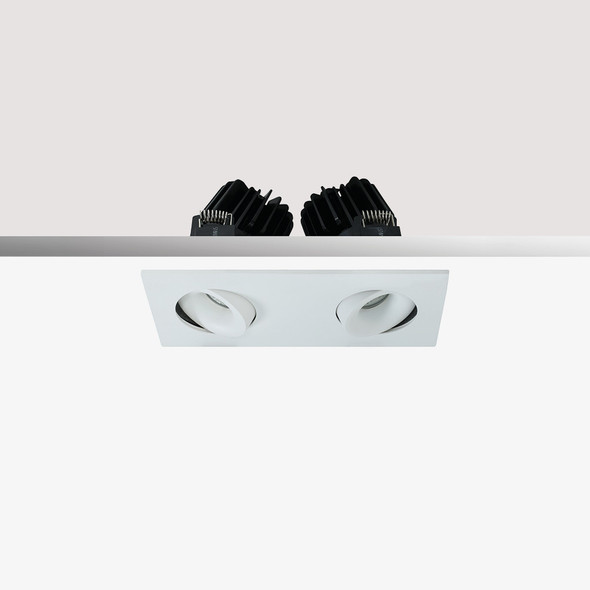 Twin Mini 12W Dimmable LED Downlight IP65 & Fire-Rated