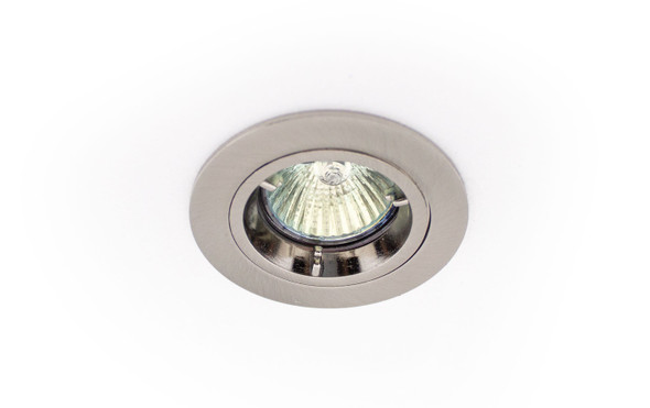 Fixed GU5.3 IP20 Downlight in Satin Nickel