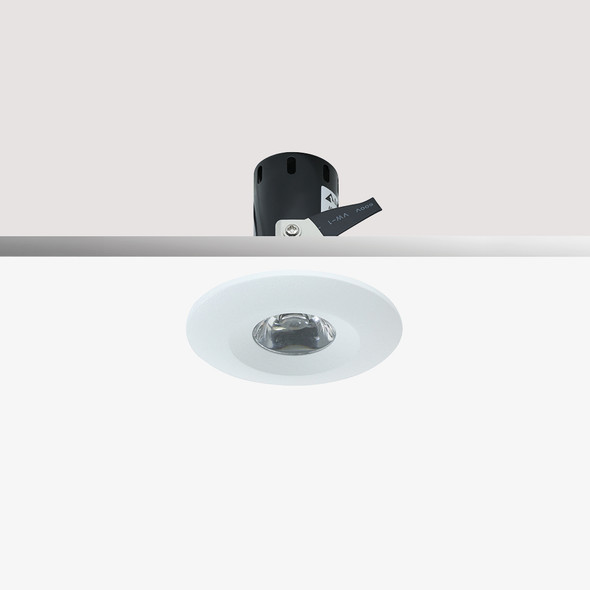 4W LED Mini Downlight in White Recessed Detailing