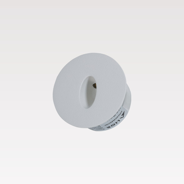 Small round low level stair light