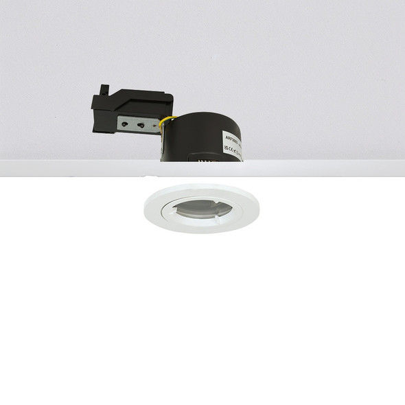 Fire Rated GU10 Downlight IP20 – Fixed Trim, 90 Min Rated