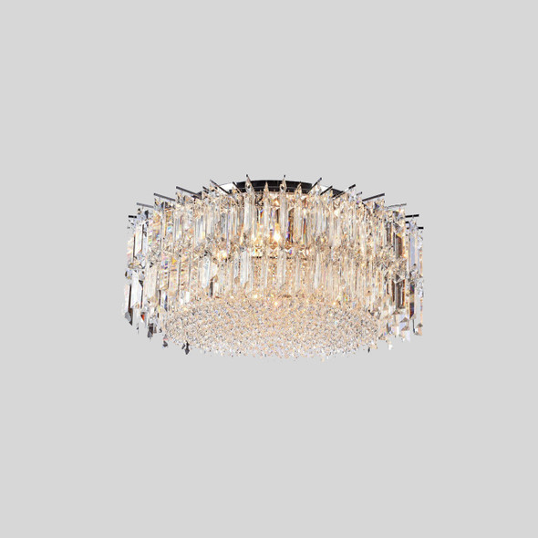 Flush Crystal Chandelier