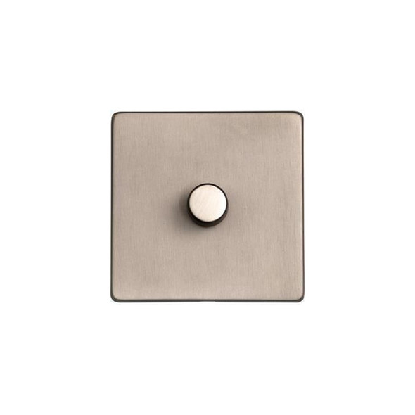 Studio Range 1 Gang Dimmer (400 watts) in Aged Pewter  - Trimless