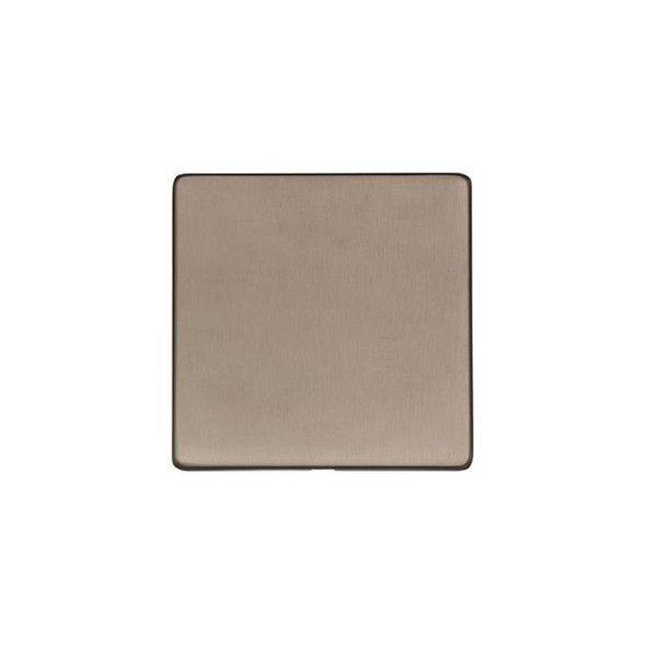 Studio Range Single Blank Plate in Aged Pewter