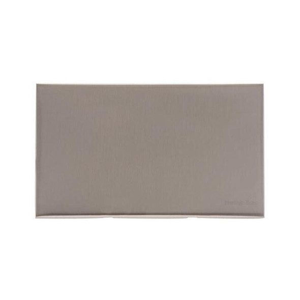 Winchester Range Double Blank Plate in Satin Nickel