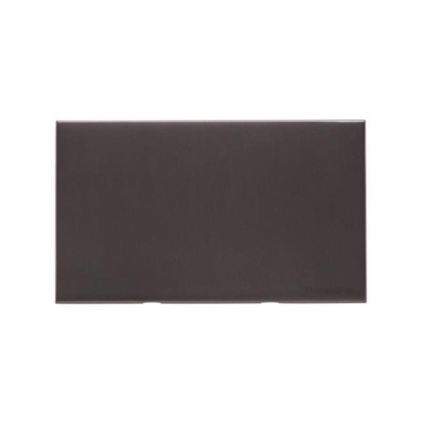 Winchester Range Double Blank Plate in Matt Bronze