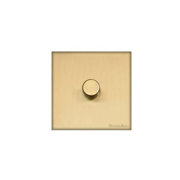 Windsor Range 1 Gang Dimmer (400 watts) in Satin Brass