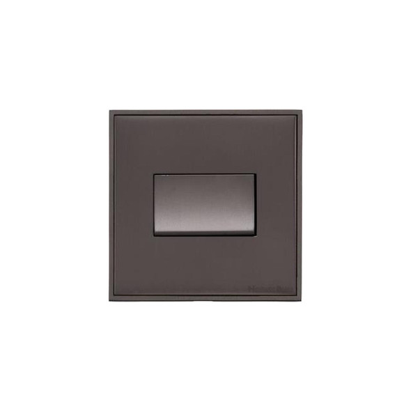 Executive Range 6A Triple Pole Fan Isolator Switch in Matt Bronze  - Black Trim