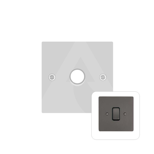 Stylist Grid Range 1 Gang Low Voltage Dimmer 250VA in Matt Bronze  - Trimless