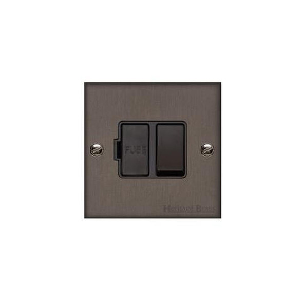 Richmond Elite Low Profile Range Switched Spur (13 Amp) in Matt Bronze  - Black Trim