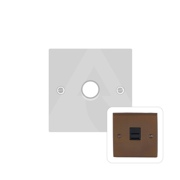 Contractor Range 1 Gang Dimmer (400 watts) in Polished Bronze  - Trimless - BZV971/400