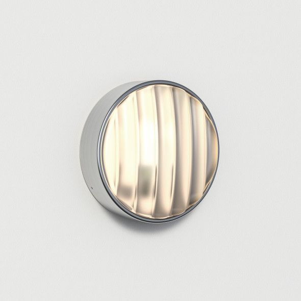 Montreal Round 220 Outdoor Light in Brushed Stainless Steel