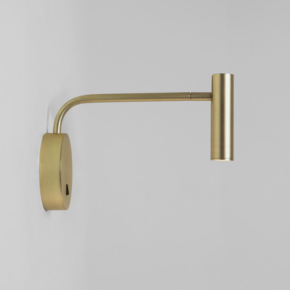 Enna Wall LED in Matt Gold Adjustable Reading Light