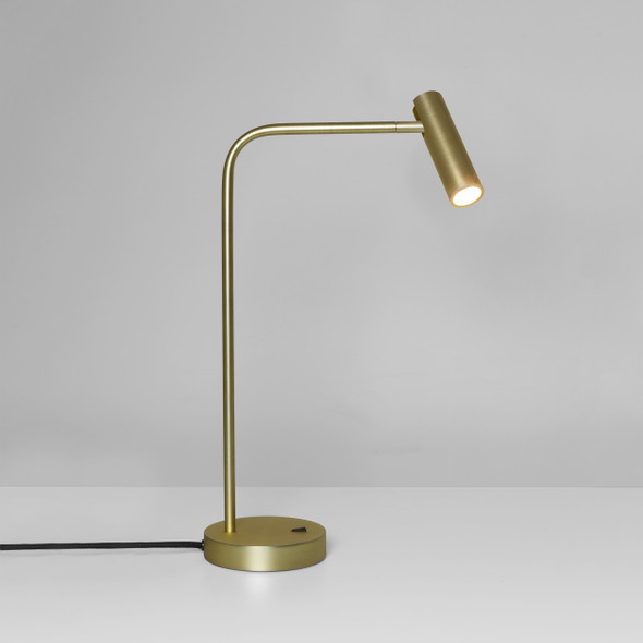 Enna Desk LED in Matt Gold Reading Spotlight