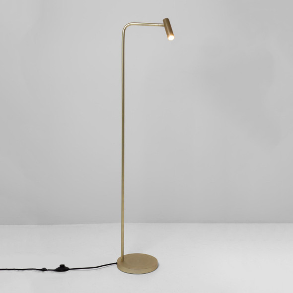 Enna Floor LED in Matt Gold Lamp