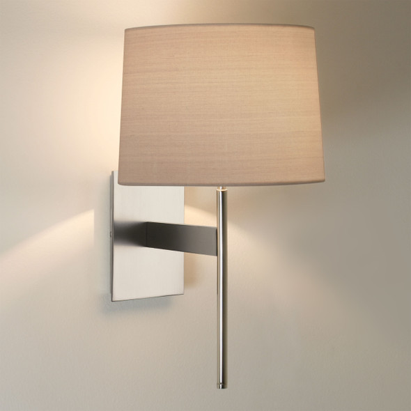 San Marino Solo in Matt Nickel Wall Light