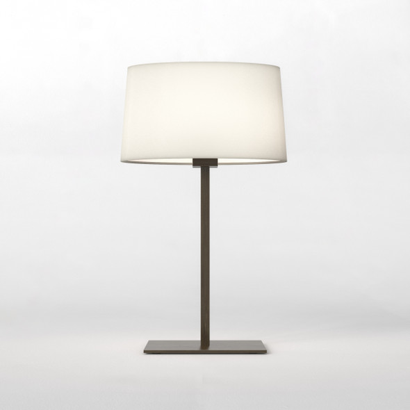 Park Lane Table Lamp with Square Base with Black Square Shade