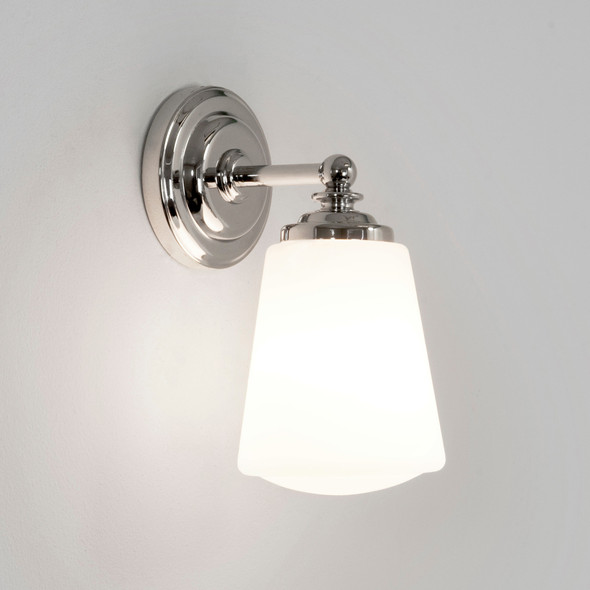 Anton in Polished Chrome Bathroom Wall Light E14