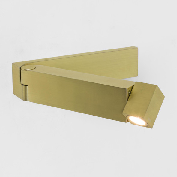 Tosca LED in Matt Gold Foldable Reading Light