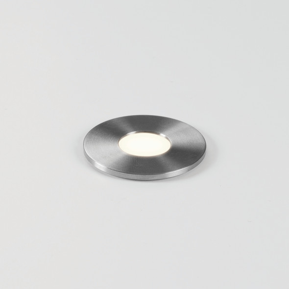 Terra Round 28 LED in Brushed Stainless Steel