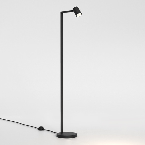 Ascoli Floor in Matt Black Desk Lamp Reading Spotlight