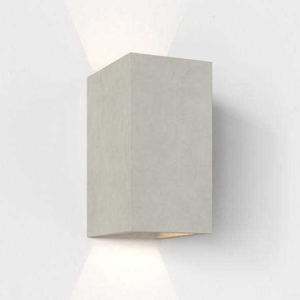 Oslo 160 LED in Matt Concrete Wall Up and Down Light