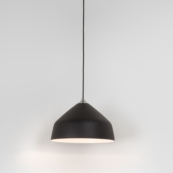 Classical Pendant Light with Matt Black Shade, Interior Pendant Lights
