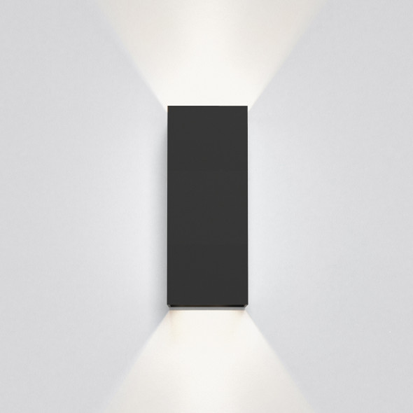 Kinzo 260 LED in Textured Black - 1398038 Up and Down Wall Light