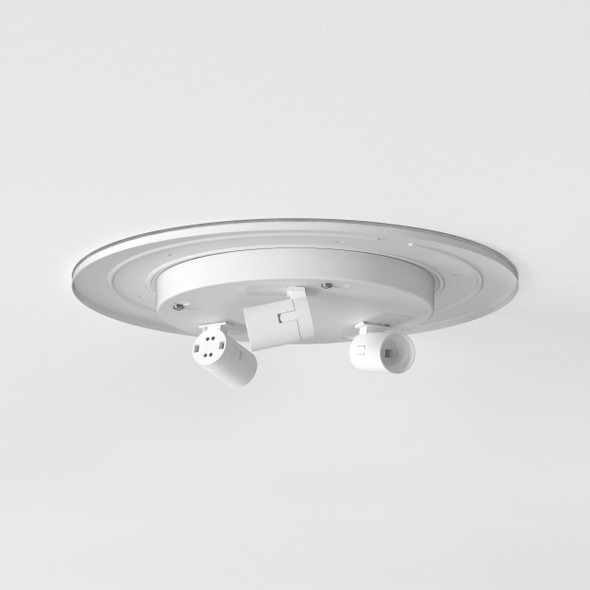 Ceiling Base 410 in Matt White