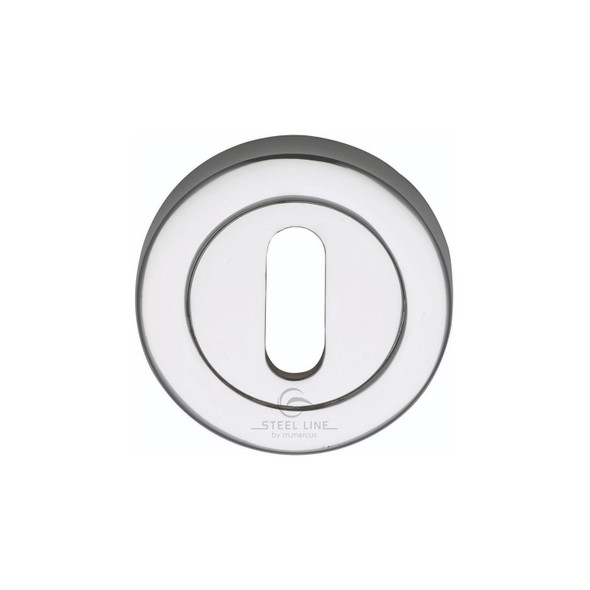 Steel Line Standard Key Escutcheon Round